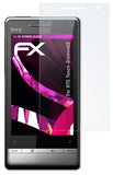 Glasfolie atFoliX kompatibel mit HTC Touch-Diamond2, 9H Hybrid-Glass FX