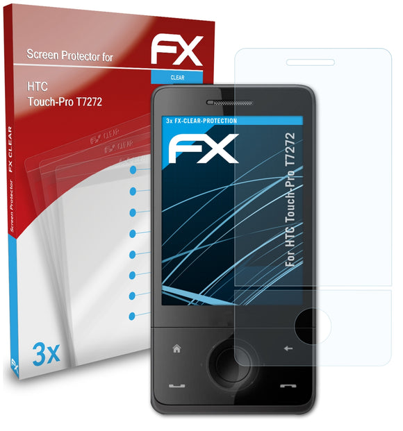 atFoliX FX-Clear Schutzfolie für HTC Touch-Pro T7272