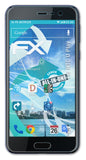 atFoliX Schutzfolie passend für HTC U Play, ultraklare und flexible FX Folie (3X)
