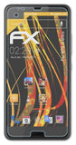 Panzerfolie atFoliX kompatibel mit HTC U Ultra, entspiegelnde und stoßdämpfende FX (3X)