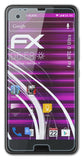 Glasfolie atFoliX kompatibel mit HTC U Ultra, 9H Hybrid-Glass FX