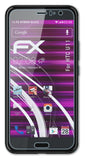 Glasfolie atFoliX kompatibel mit HTC U11, 9H Hybrid-Glass FX