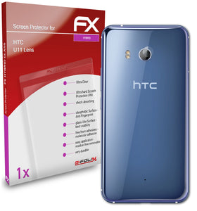 atFoliX FX-Hybrid-Glass Panzerglasfolie für HTC U11 Lens