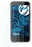 Schutzfolie Bruni kompatibel mit HTC U11 Life, glasklare (2X)