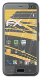 Panzerfolie atFoliX kompatibel mit HTC U11 Life, entspiegelnde und stoßdämpfende FX (3X)