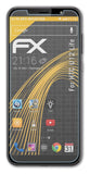 Panzerfolie atFoliX kompatibel mit HTC U12 Life, entspiegelnde und stoßdämpfende FX (3X)