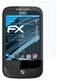 Schutzfolie atFoliX kompatibel mit HTC Wildfire, ultraklare FX (3X)