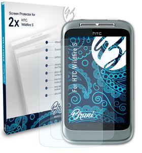 Bruni Basics-Clear Displayschutzfolie für HTC Wildfire S