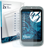 Bruni Basics-Clear Displayschutzfolie für HTC Wildfire S