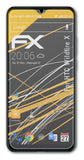 atFoliX Panzerfolie kompatibel mit HTC Wildfire X, entspiegelnde und stoßdämpfende FX Schutzfolie (3X)