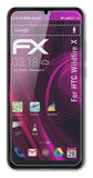 atFoliX Glasfolie kompatibel mit HTC Wildfire X, 9H Hybrid-Glass FX Panzerfolie