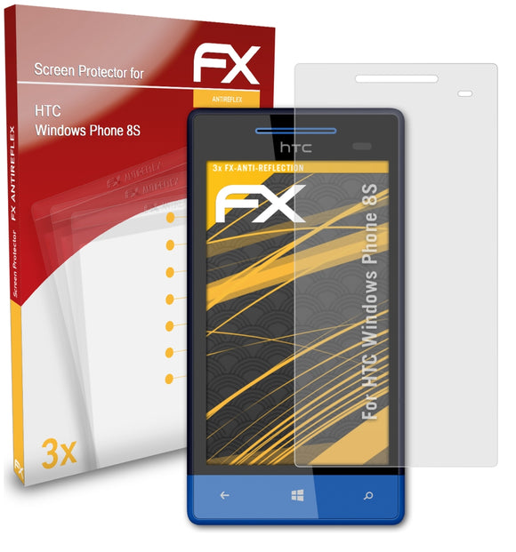 atFoliX FX-Antireflex Displayschutzfolie für HTC Windows Phone 8S