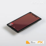 Panzerfolie atFoliX kompatibel mit HTC Windows Phone 8X, entspiegelnde und stoßdämpfende FX (3X)