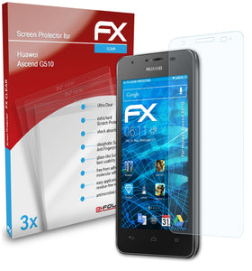 atFoliX FX-Clear Schutzfolie für Huawei Ascend G510