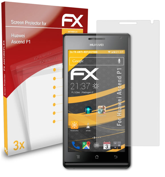 atFoliX FX-Antireflex Displayschutzfolie für Huawei Ascend P1