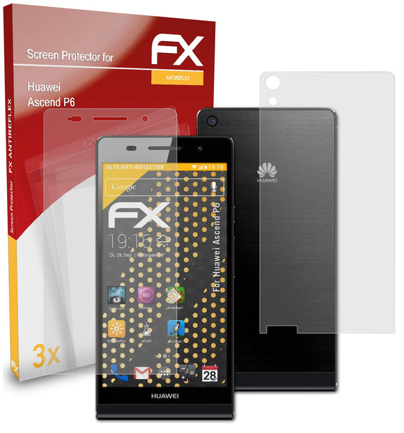 atFoliX FX-Antireflex Displayschutzfolie für Huawei Ascend P6