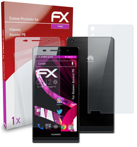 atFoliX FX-Hybrid-Glass Panzerglasfolie für Huawei Ascend P6