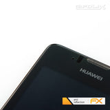 Panzerfolie atFoliX kompatibel mit Huawei Ascend Y300, entspiegelnde und stoßdämpfende FX (3X)