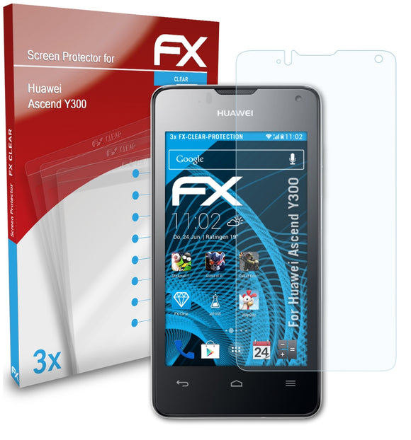 atFoliX FX-Clear Schutzfolie für Huawei Ascend Y300