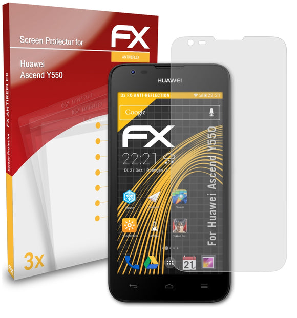 atFoliX FX-Antireflex Displayschutzfolie für Huawei Ascend Y550