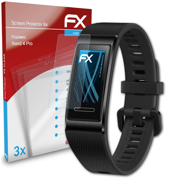 atFoliX FX-Clear Schutzfolie für Huawei Band 4 Pro