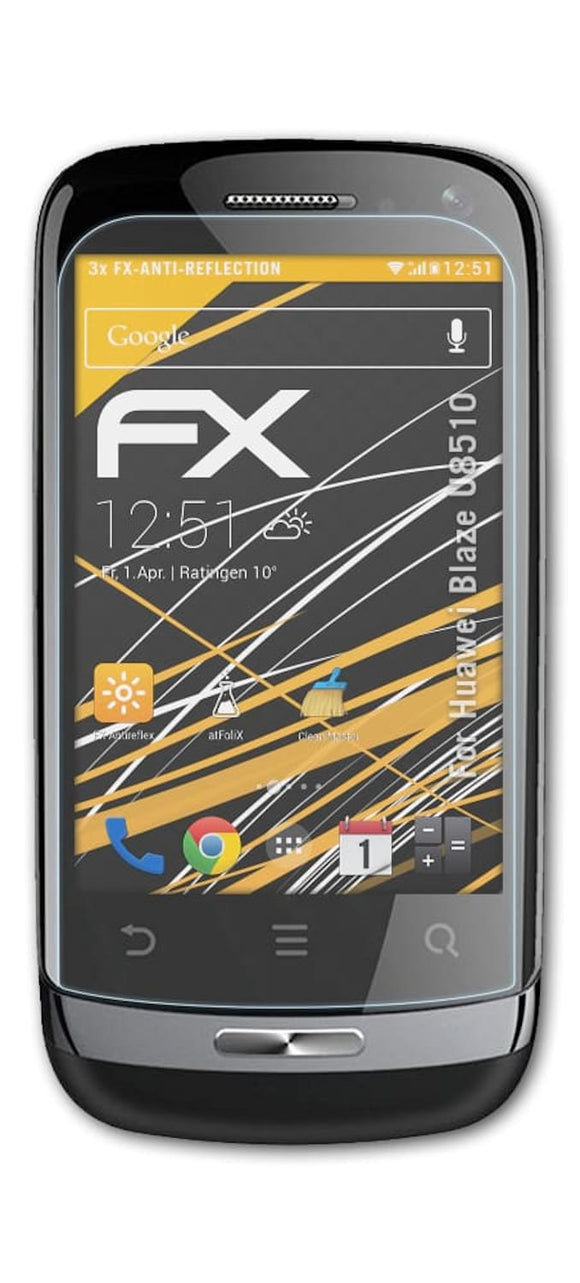 atFoliX FX-Antireflex Displayschutzfolie für Huawei Blaze (U8510)