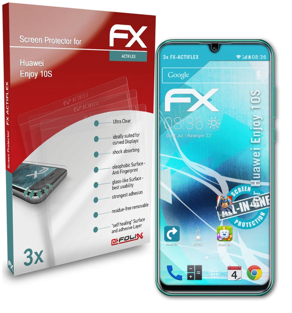 atFoliX FX-ActiFleX Displayschutzfolie für Huawei Enjoy 10S