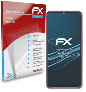 atFoliX FX-Clear Schutzfolie für Huawei Enjoy 20e