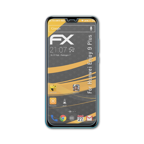 atFoliX FX-Antireflex Displayschutzfolie für Huawei Enjoy 9 Plus