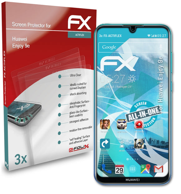 atFoliX FX-ActiFleX Displayschutzfolie für Huawei Enjoy 9e