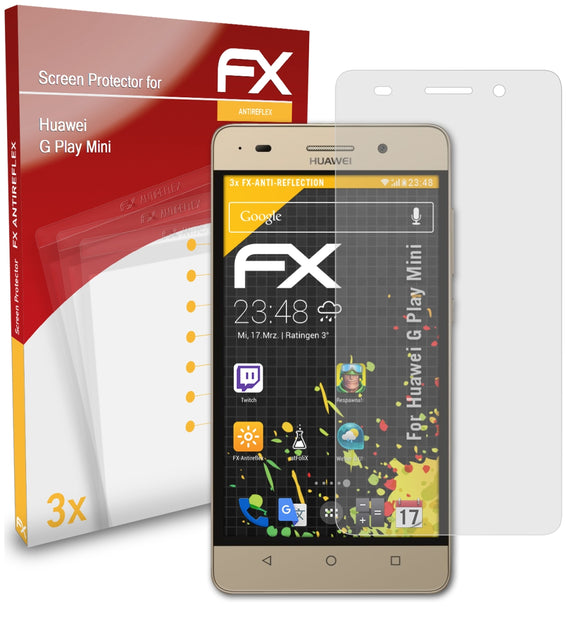 atFoliX FX-Antireflex Displayschutzfolie für Huawei G Play Mini