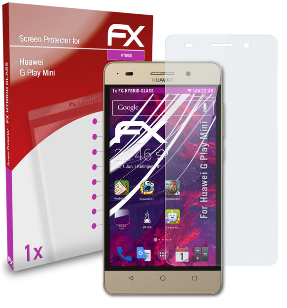 atFoliX FX-Hybrid-Glass Panzerglasfolie für Huawei G Play Mini