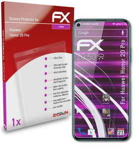 atFoliX FX-Hybrid-Glass Panzerglasfolie für Huawei Honor 20 Pro