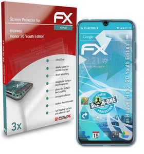 atFoliX FX-ActiFleX Displayschutzfolie für Huawei Honor 20 Youth Edition