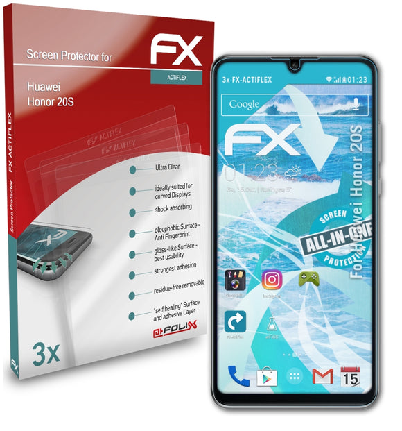 atFoliX FX-ActiFleX Displayschutzfolie für Huawei Honor 20S