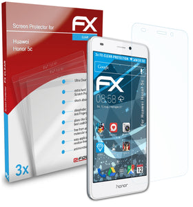 atFoliX FX-Clear Schutzfolie für Huawei Honor 5c