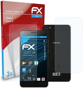atFoliX FX-Clear Schutzfolie für Huawei Honor 6