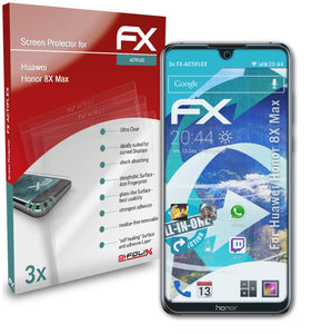 atFoliX FX-ActiFleX Displayschutzfolie für Huawei Honor 8X Max