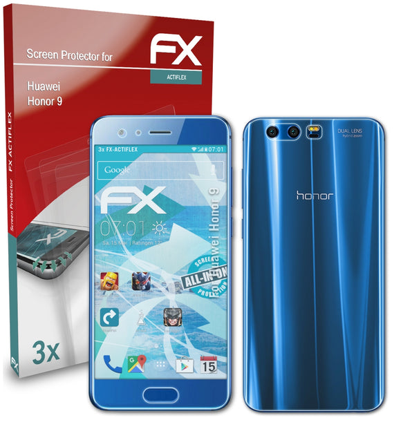 atFoliX FX-ActiFleX Displayschutzfolie für Huawei Honor 9