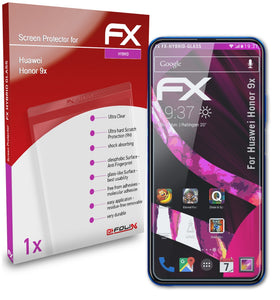 atFoliX FX-Hybrid-Glass Panzerglasfolie für Huawei Honor 9x