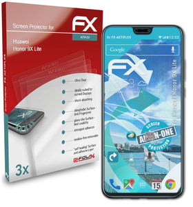 atFoliX FX-ActiFleX Displayschutzfolie für Huawei Honor 9X Lite