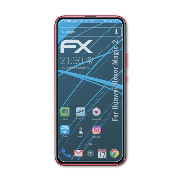 atFoliX FX-Clear Schutzfolie für Huawei Honor Magic 2