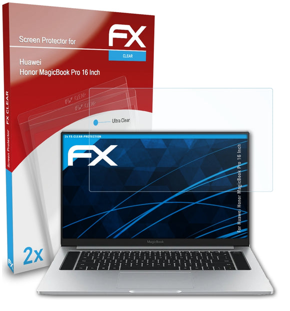 atFoliX FX-Clear Schutzfolie für Huawei Honor MagicBook Pro (16 Inch)
