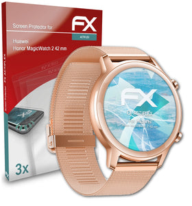 atFoliX FX-ActiFleX Displayschutzfolie für Huawei Honor MagicWatch 2 (42 mm)