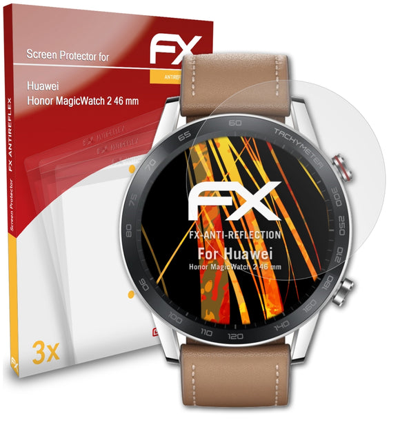 atFoliX FX-Antireflex Displayschutzfolie für Huawei Honor MagicWatch 2 (46 mm)