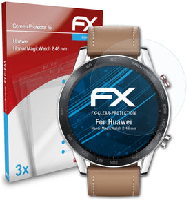 atFoliX FX-Clear Schutzfolie für Huawei Honor MagicWatch 2 (46 mm)