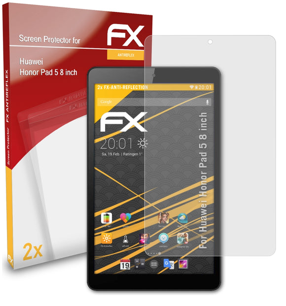atFoliX FX-Antireflex Displayschutzfolie für Huawei Honor Pad 5 (8 inch)