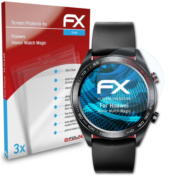 atFoliX FX-Clear Schutzfolie für Huawei Honor Watch Magic