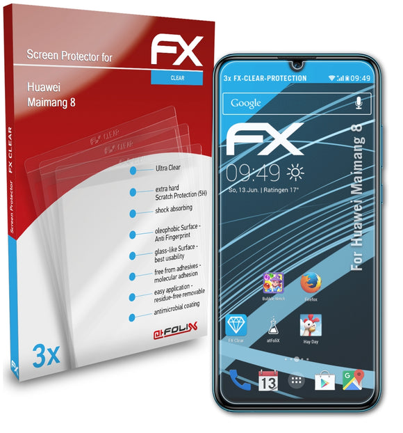 atFoliX FX-Clear Schutzfolie für Huawei Maimang 8