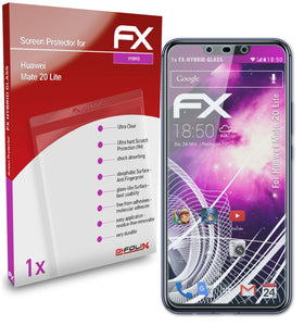 atFoliX FX-Hybrid-Glass Panzerglasfolie für Huawei Mate 20 Lite